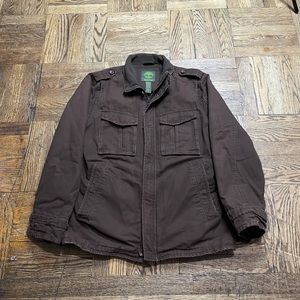 Timberland Canvas Brown Military Jacket